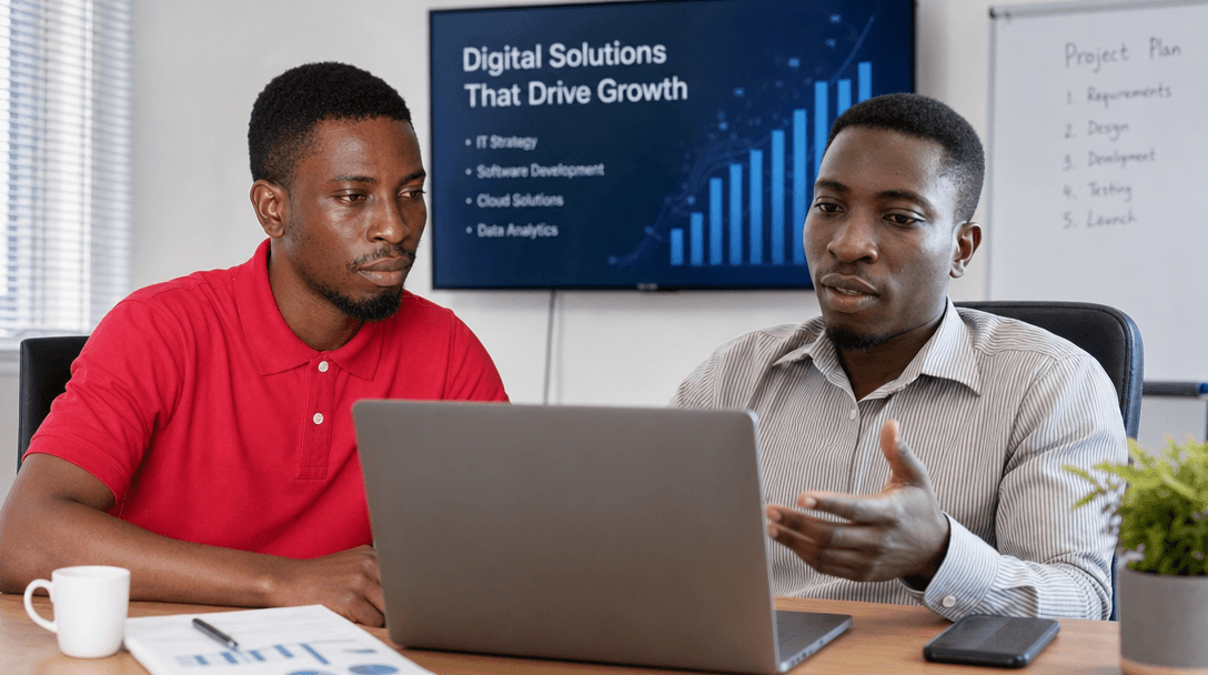 School administrator using management software